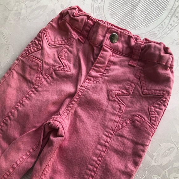 Truly Scrumptious Designed By Heidi Klum Pink Denim Jeans Pants Girls Size 5T - Picture 13 of 16